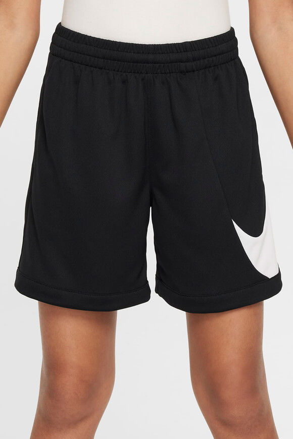 Nike Mesh Shorts | Black + White | Jungen  | L von Nike