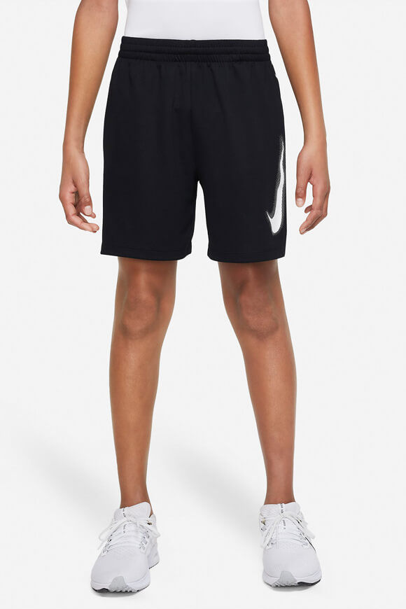 Nike Mesh Shorts | Black + White | Jungen  | L von Nike