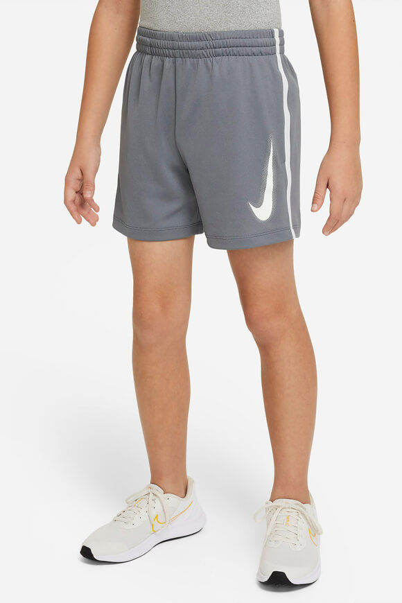 Nike Mesh Shorts | Smoke Grey + White | Jungen  | L von Nike