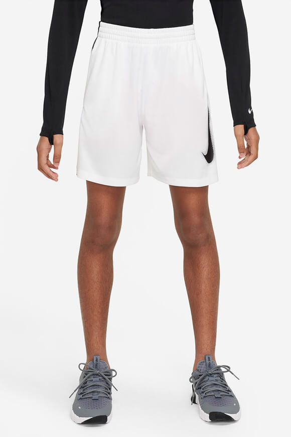 Nike Mesh Shorts | White + Black | Jungen  | L von Nike