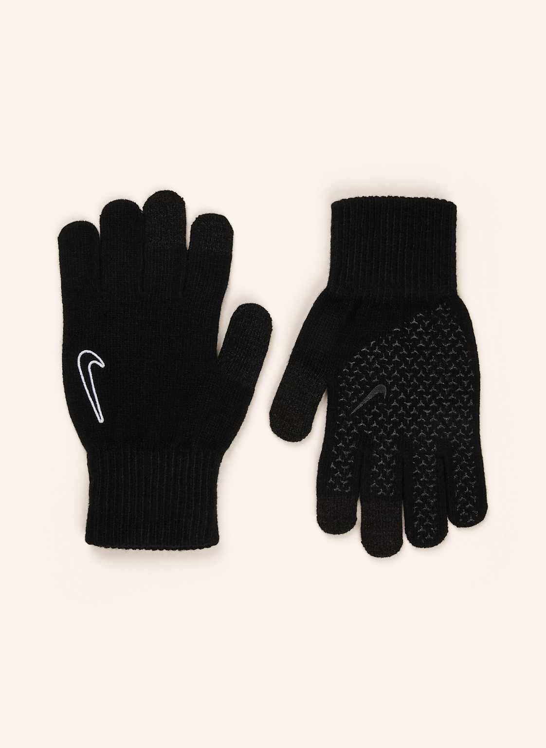 Nike Multisport-Handschuhe Knit Grip Mit Touchscreen-Funktion schwarz von Nike