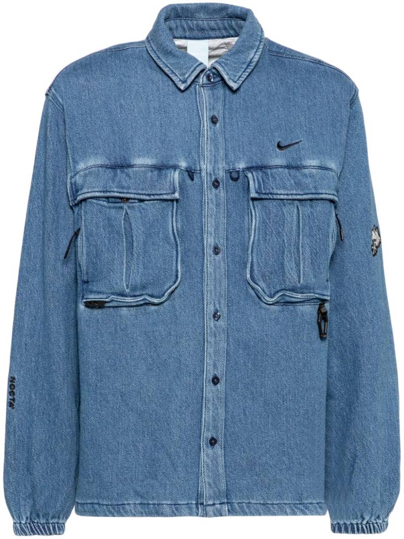 Nike NOCTA Opal denim shirt - Blue von Nike