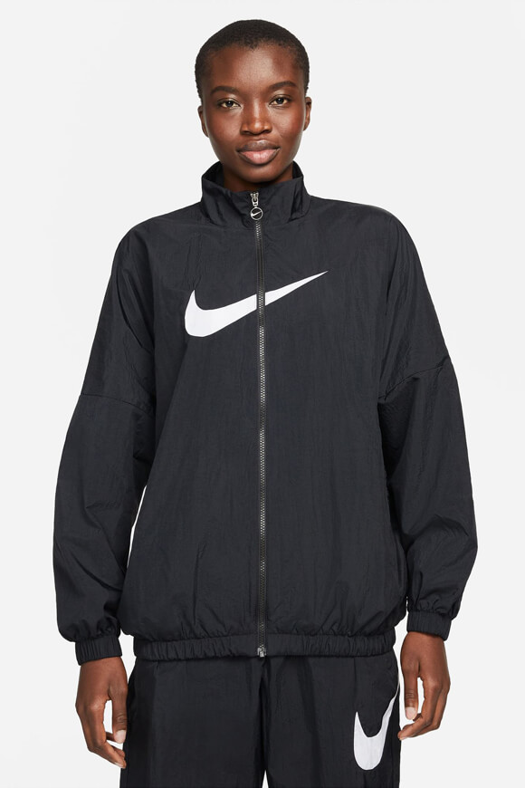 Nike Oversize Trainingsjacke | Schwarz | Damen  | XS von Nike