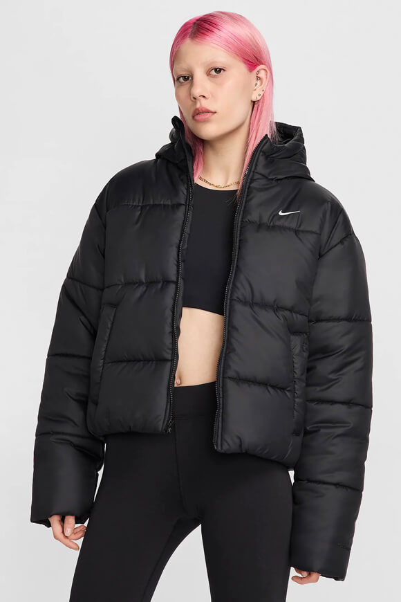 Nike Oversized Pufferjacke | Black | Damen  | S von Nike