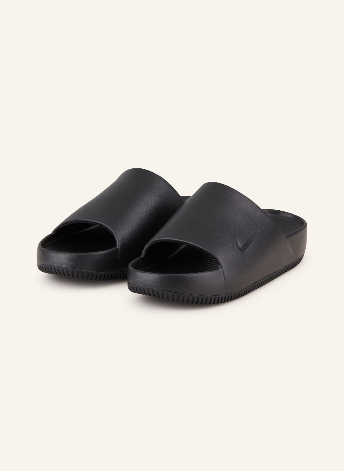 Nike Plateau-Pantoletten Calm Slide schwarz von Nike