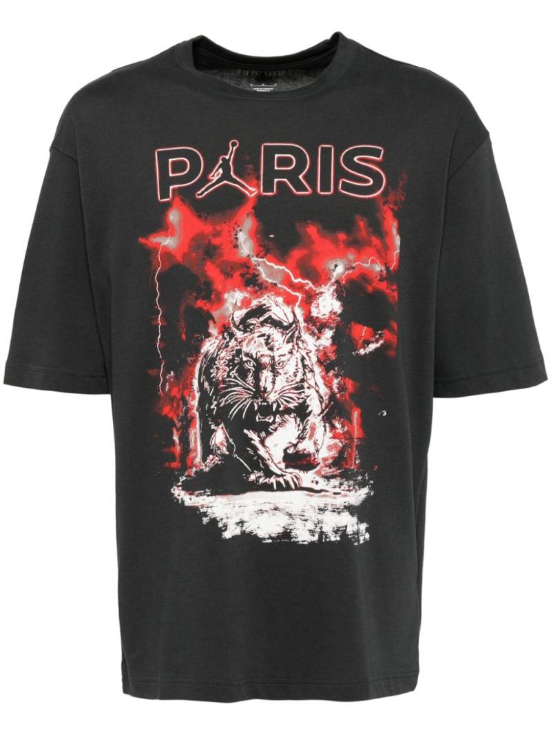 Nike Paris Saint-Germain graphic T-shirt - Black von Nike