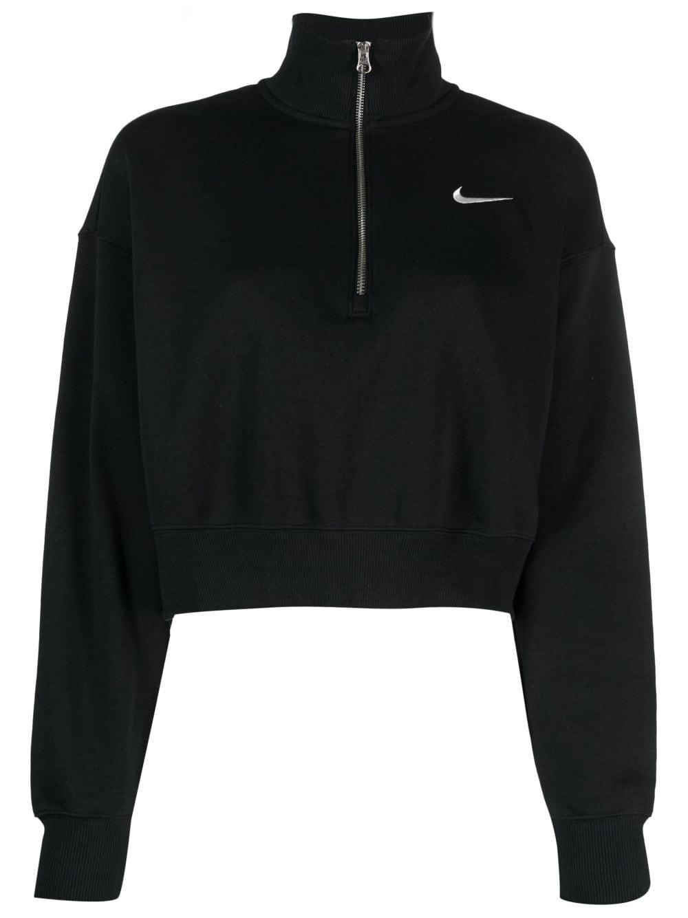 Nike Phoenix cropped zip-up sweatshirt - Black von Nike