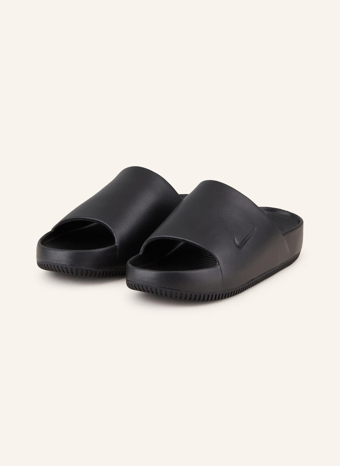 Nike Plateau-Pantoletten Calm Slide schwarz Nike Plateau-Pantoletten Calm Slide schwarz von Nike