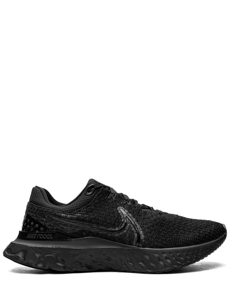 Nike React Infinity Run Flyknit 3 "Triple Black" sneakers von Nike