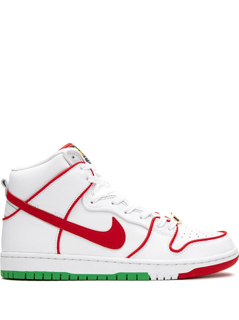 Nike x Paul Rodriguez SB Dunk High "Mexican Boxing" sneakers - White von Nike