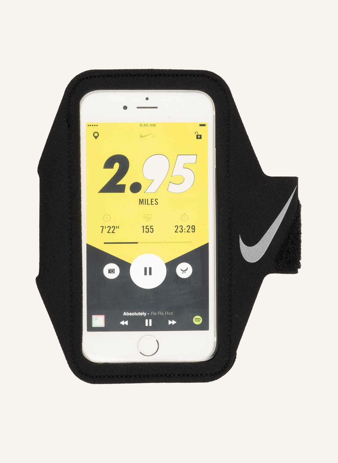 Nike Smartphone-Armband Lean schwarz Nike Smartphone-Armband Lean schwarz von Nike