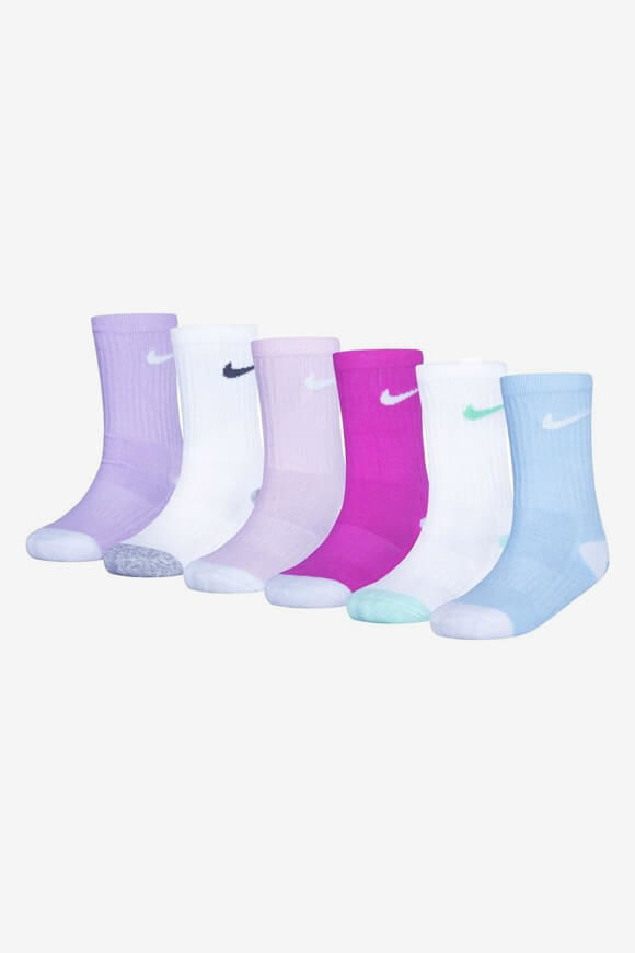 Nike Smiley Sechserpack Kids Socken | Playful Pink | Mädchen  | EU27-35 von Nike