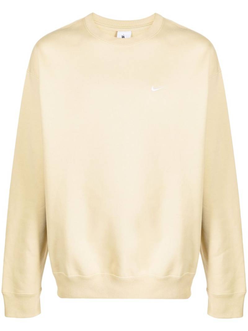 Nike Solo Swish cotton-blend sweatshirt - Yellow von Nike