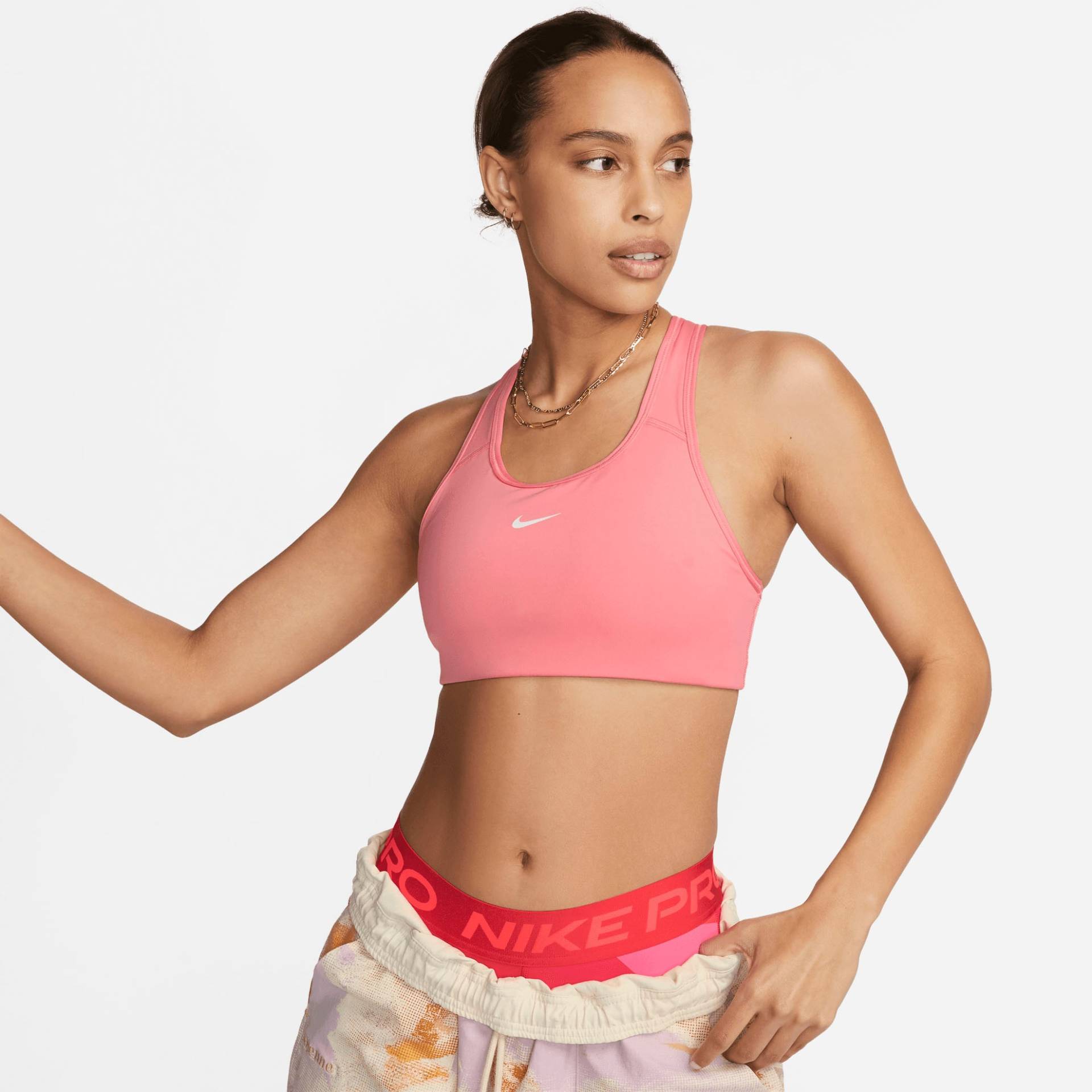 Nike Sport-BH »Dri-FIT Swoosh Women's Medium-Support 1-Piece Pad Sports Bra« von Nike