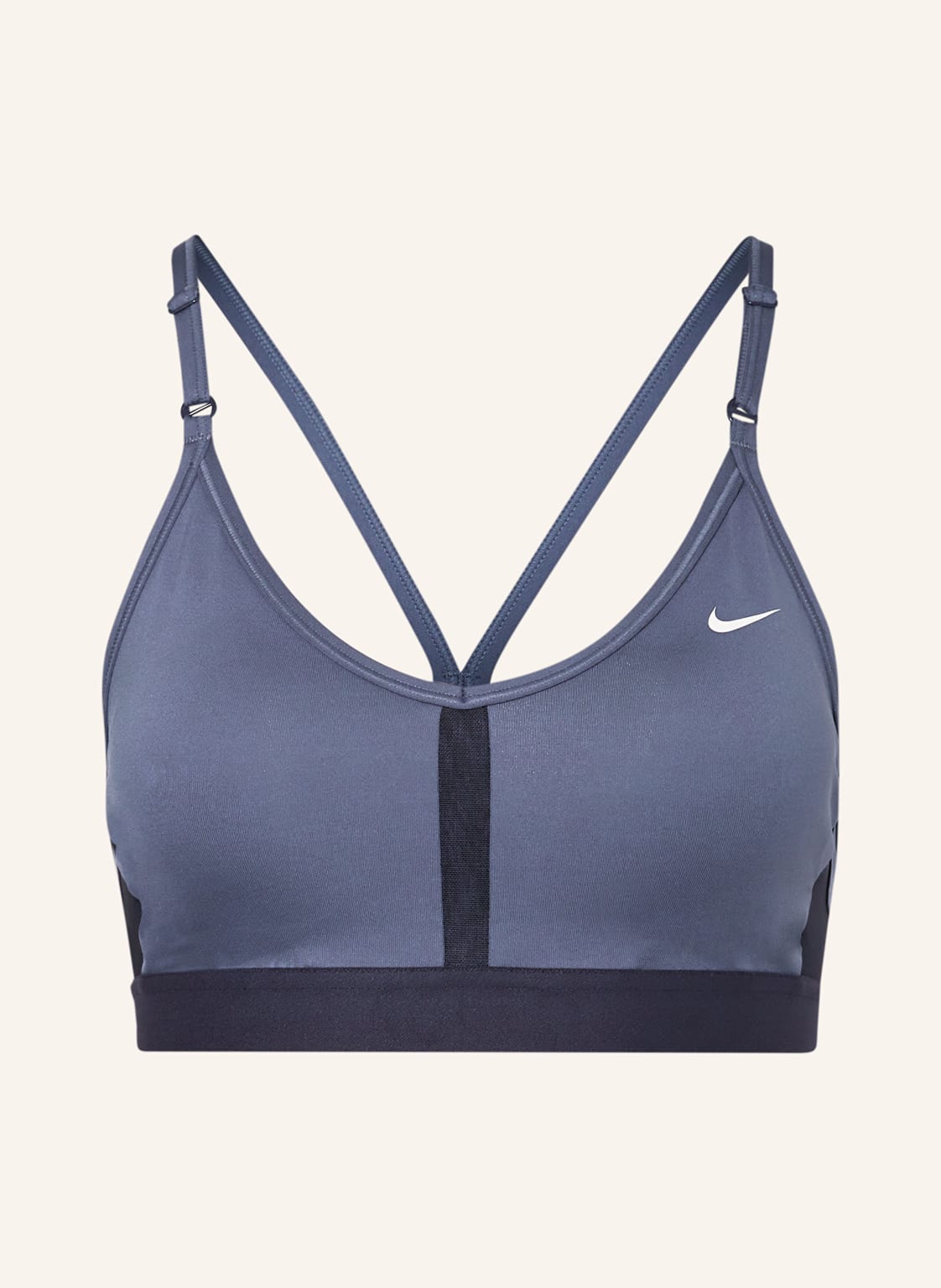 Nike Sport-Bh Indy Mit Mesh blau von Nike