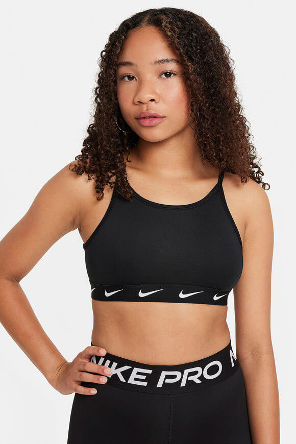 Nike Sport-Bralette | Black + White | Mädchen  | L von Nike