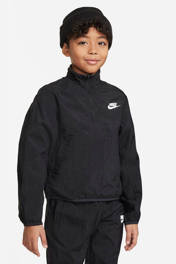 Nike Sportswear Anorak | Black + White | Jungen  | L von Nike