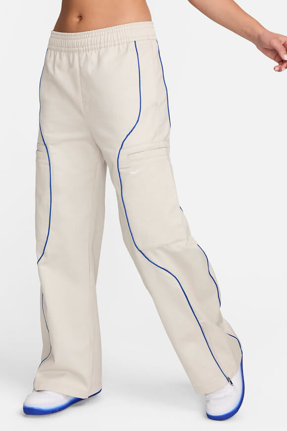 Nike Sportswear Cargo Stoffhose | Light Bone + Game Royal | Damen  | M von Nike