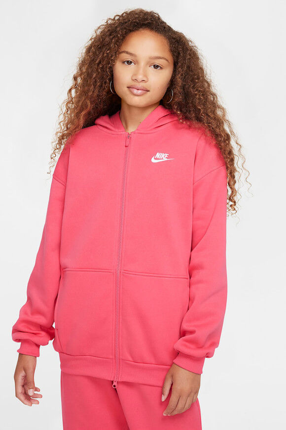 Nike Sportswear Club Fleece Kapuzensweatjacke | Aster Pink | Mädchen  | S von Nike