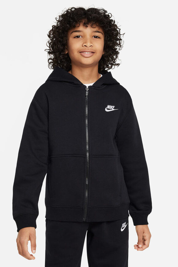 Nike Sportswear Club Fleece Kapuzensweatjacke | Black | Jungen  | M von Nike