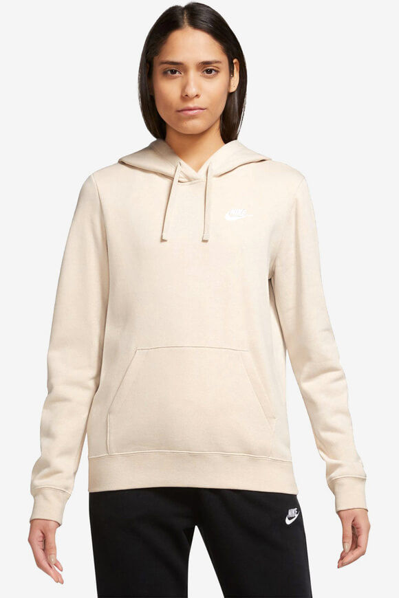 Nike Sportswear Club Fleece Kapuzensweatshirt | Sanddrift | Damen  | M von Nike