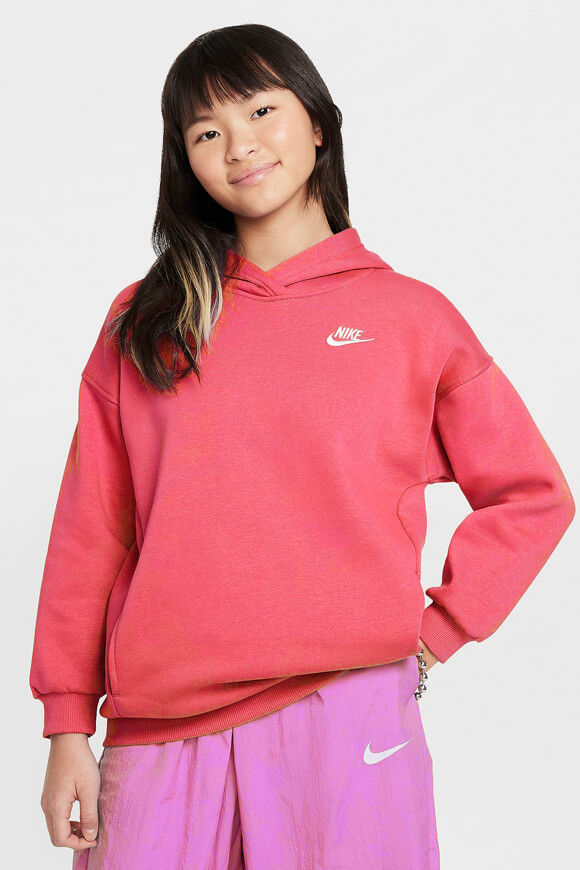 Nike Sportswear Club Fleece Oversize Kapuzensweatshirt | Aster Pink | Mädchen  | L von Nike