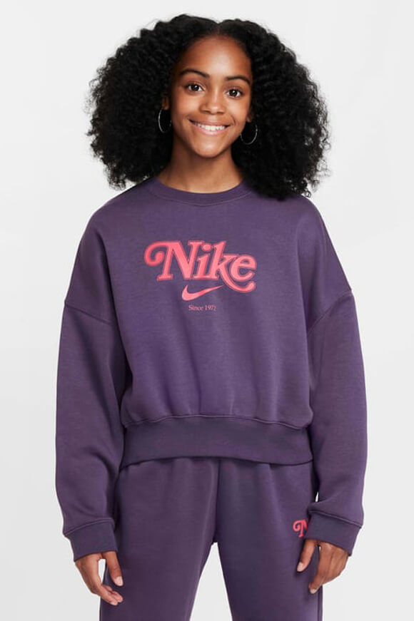 Nike Sportswear Club Fleece Oversize Sweatshirt | Dark Raisin | Mädchen  | L von Nike