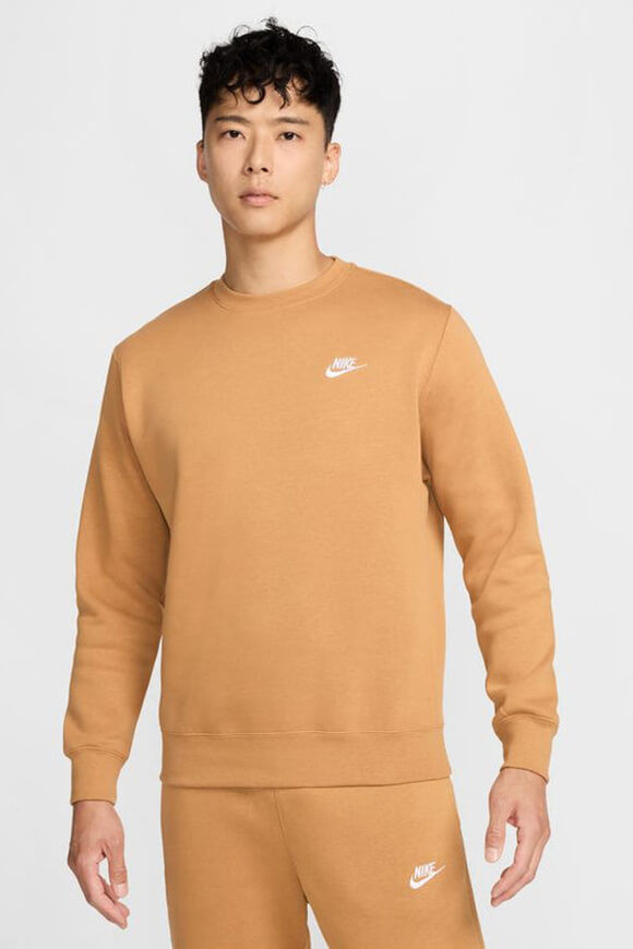 Nike Sportswear Club Sweatshirt | Flax | Herren  | L von Nike