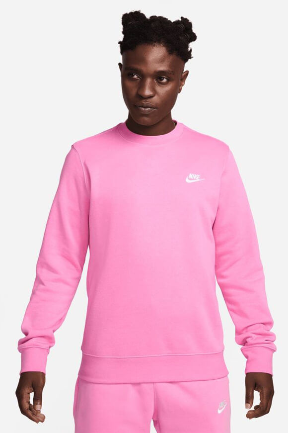 Nike Sportswear Club Sweatshirt | Playful Pink | Herren  | S von Nike