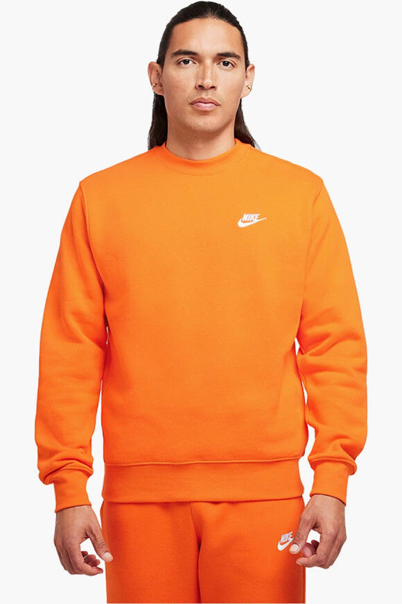 Nike Sportswear Club Sweatshirt | Safety Orange | Herren  | L von Nike