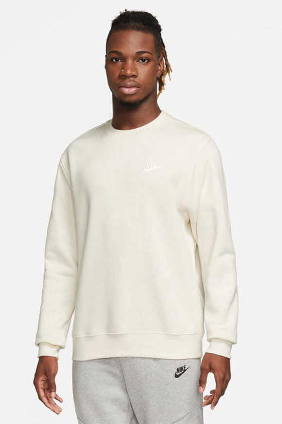 Nike Sportswear Club Sweatshirt | Sail + White | Herren  | XL von Nike