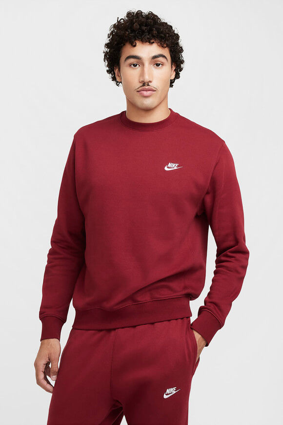 Nike Sportswear Club Sweatshirt | Team Red | Herren  | L von Nike