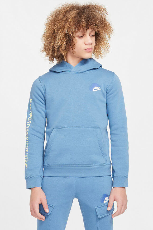 Nike Sportswear Standard Issue Kapuzensweatshirt | Aegean Storm | Jungen  | XL von Nike