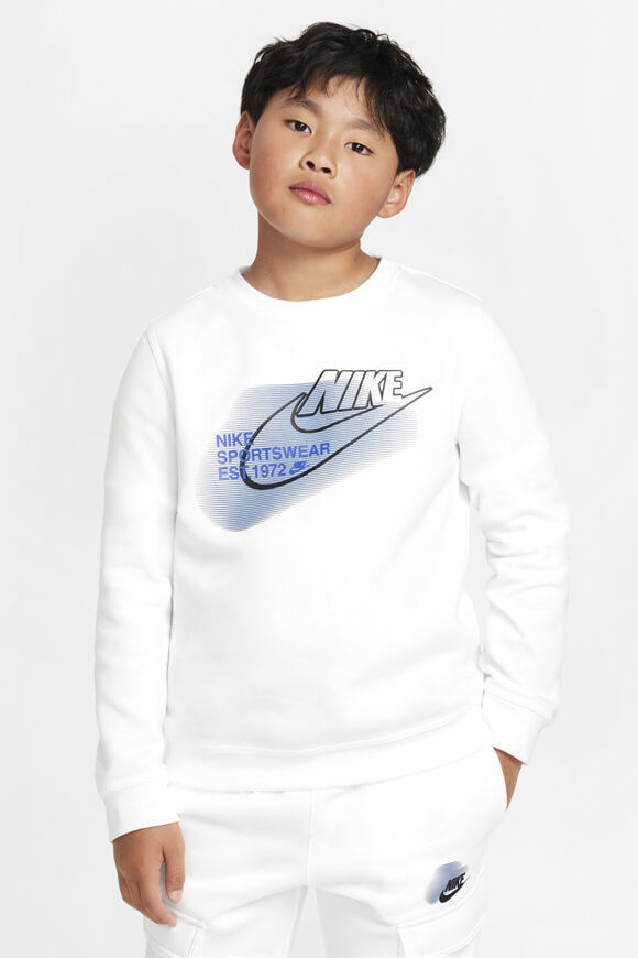 Nike Sportswear Standard Issue Sweatshirt | White | Jungen  | L von Nike