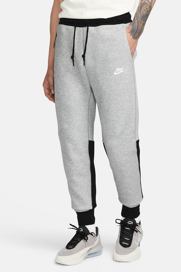 Nike Sportswear Tech Fleece Sweathose | Grey Heather + Black | Herren  | M von Nike