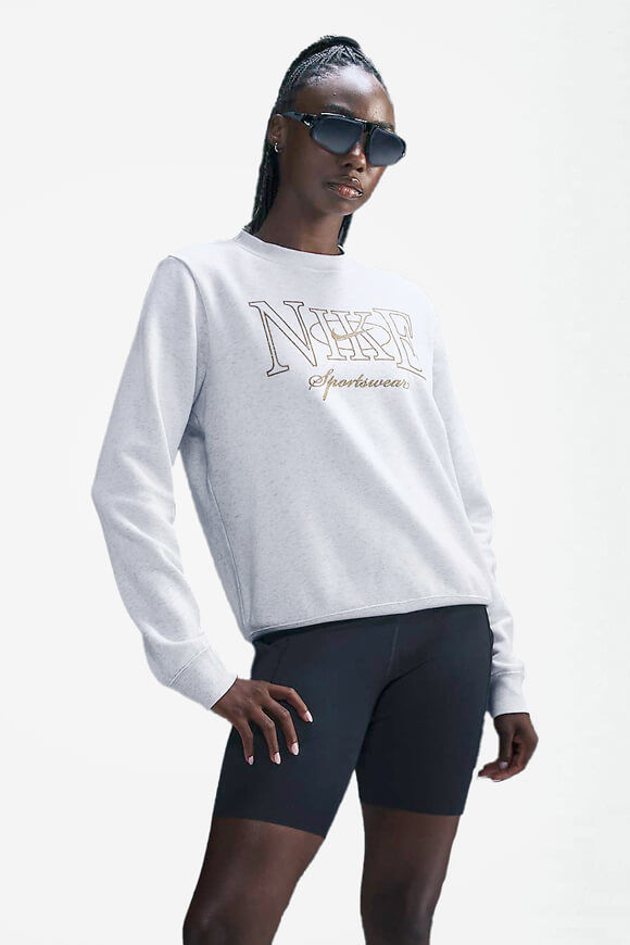 Nike Sweatshirt | Birch Heather | Damen  | M von Nike