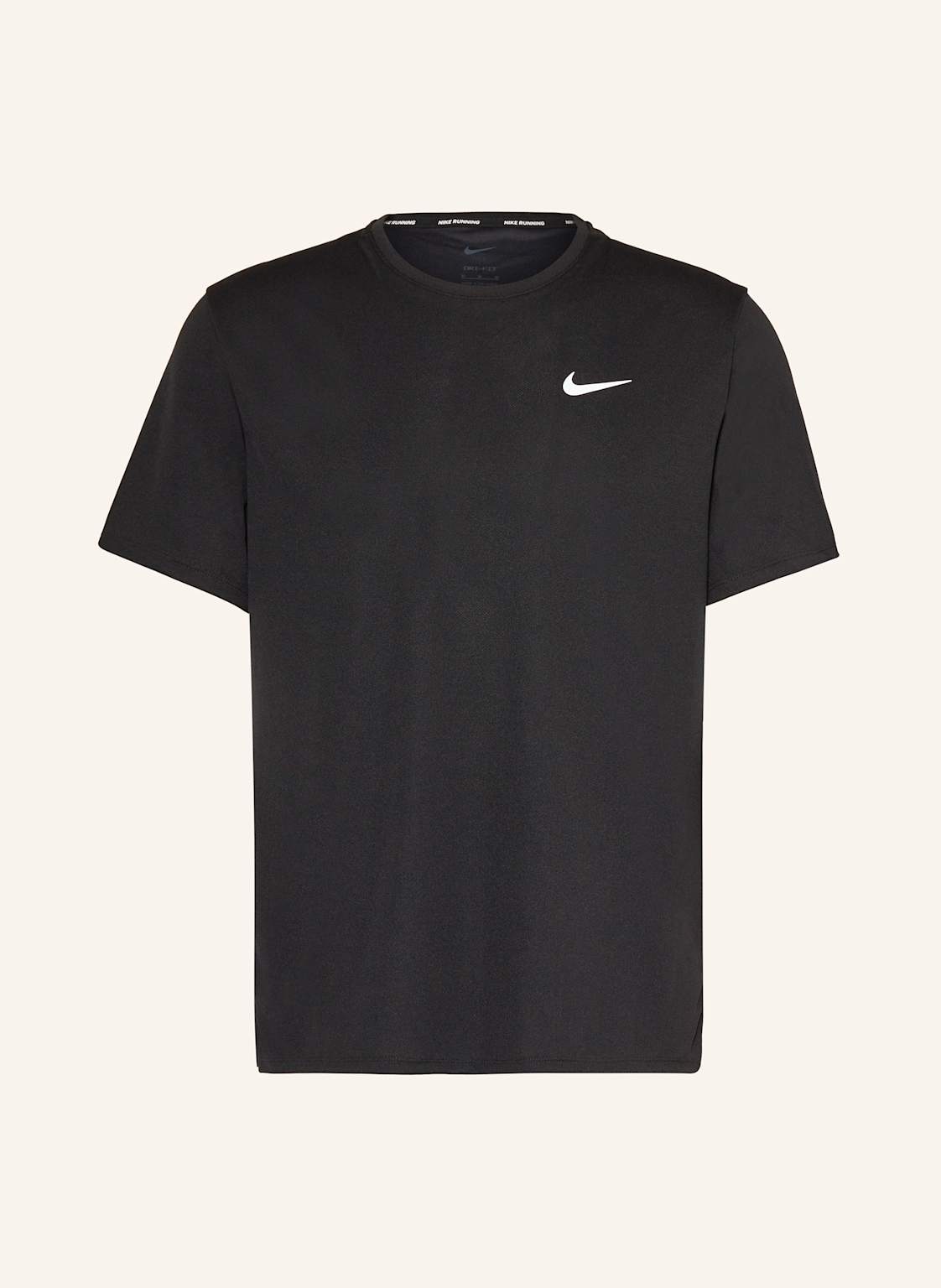 Nike Laufshirt Miler schwarz Nike Laufshirt Miler schwarz von Nike