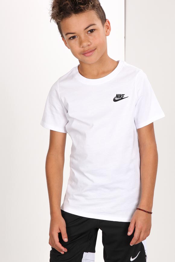 Nike T-Shirt | Weiss + Schwarz | Jungen  | L von Nike