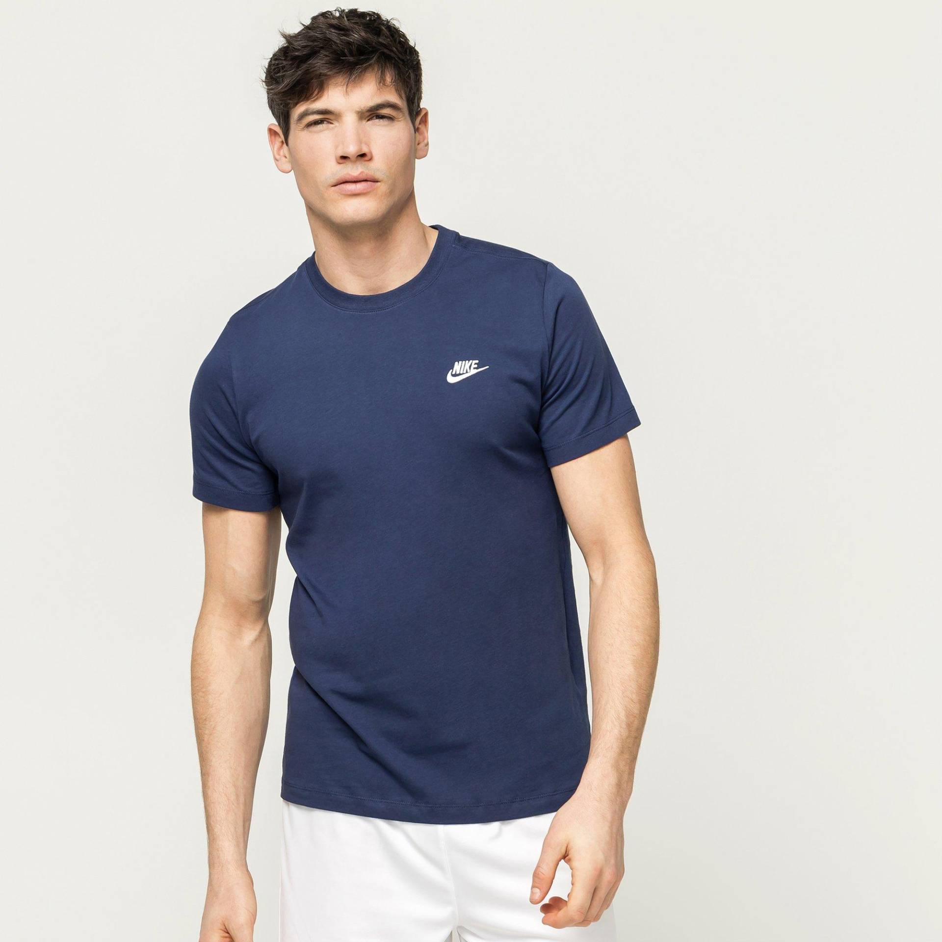 Nike - T-Shirt, Rundhals, kurzarm, für Herren, Mitternachtsblau, Größe M von Nike