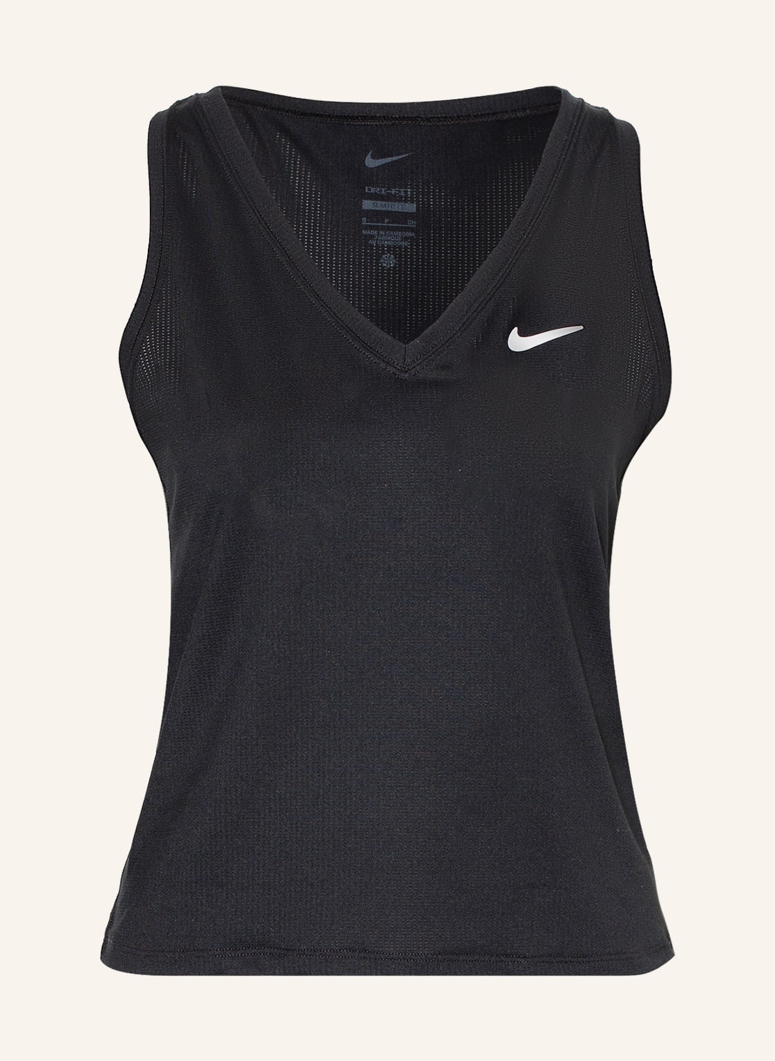 Nike Tanktop Court Victory schwarz von Nike