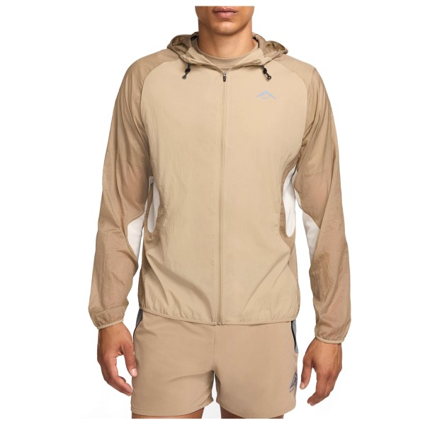 Nike - Trail Aireez Running Jacket - Laufjacke Gr L beige von Nike