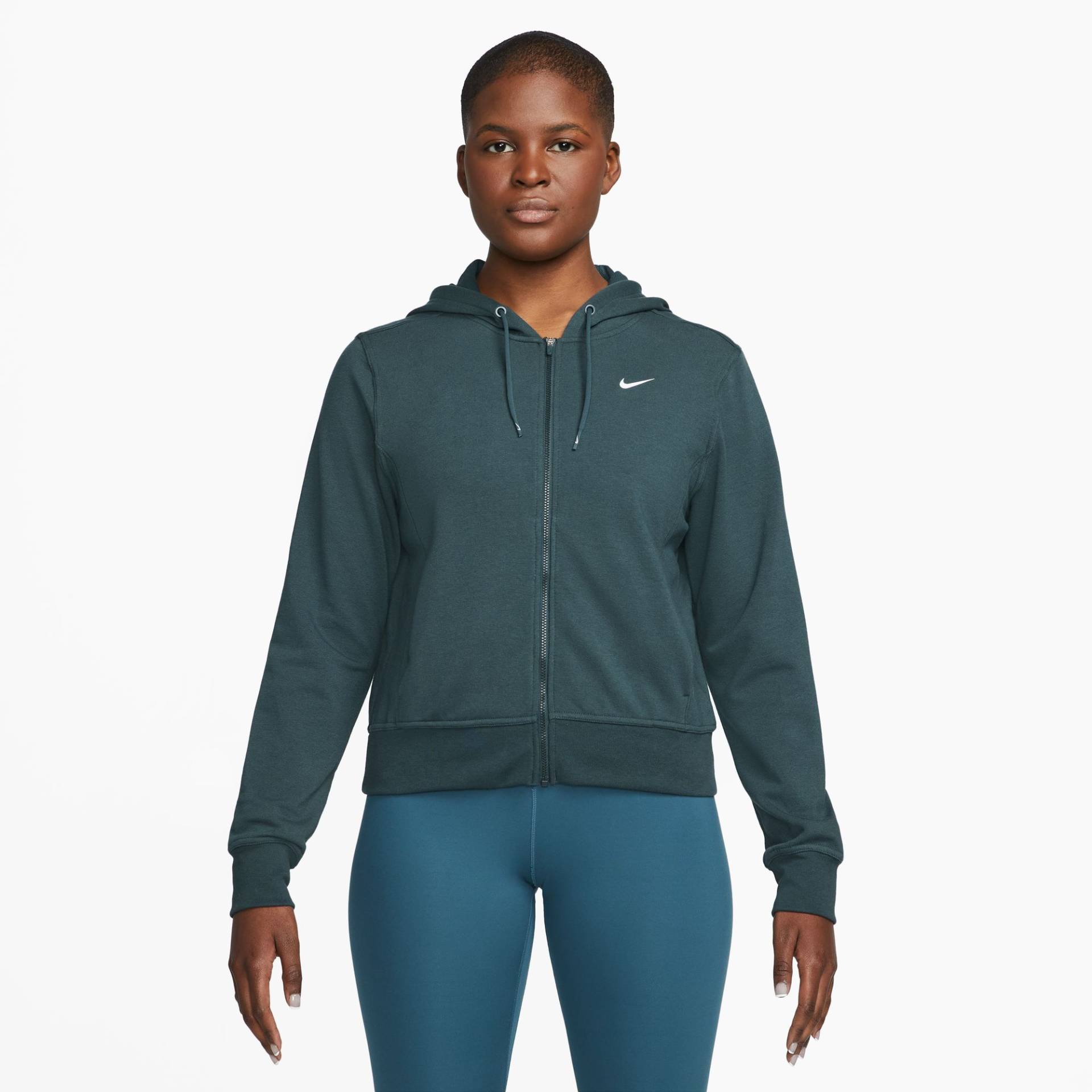 Nike Trainingsjacke »DRI-FIT ONE WOMEN'S FULL-ZIP HOODIE« von Nike