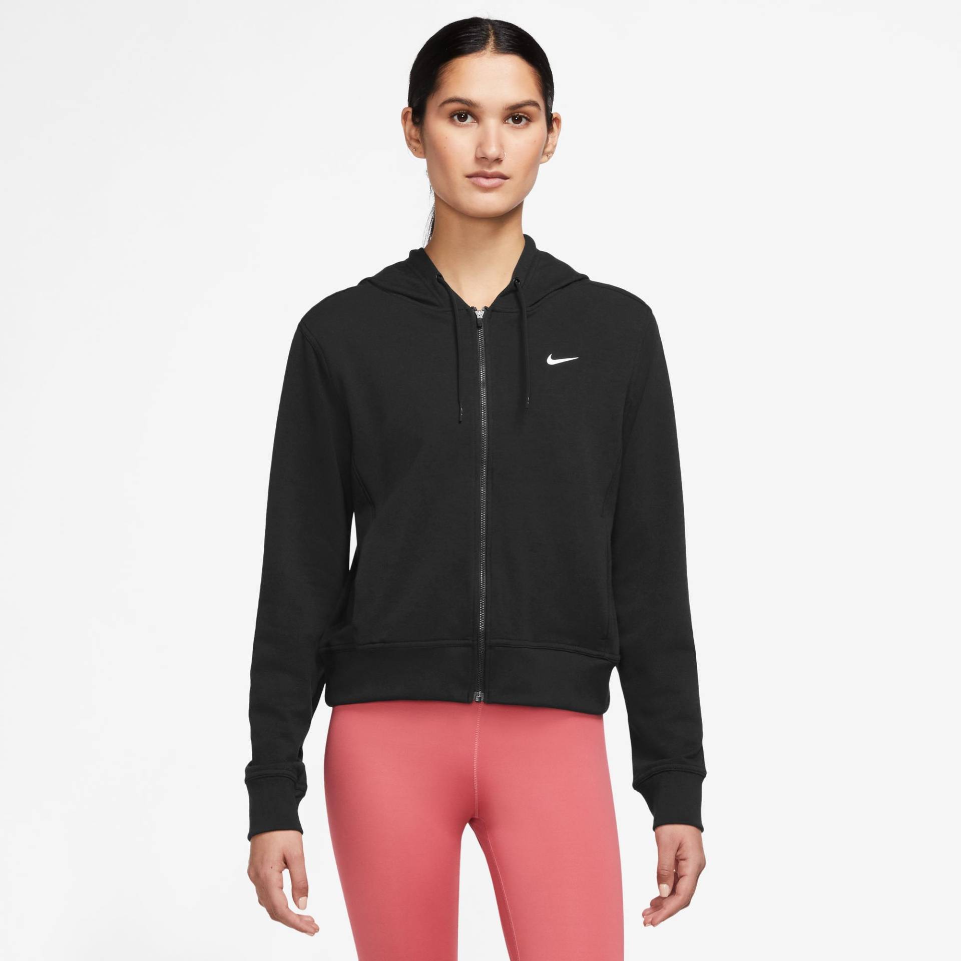 Nike Trainingsjacke »DRI-FIT ONE WOMEN'S FULL-ZIP HOODIE« von Nike