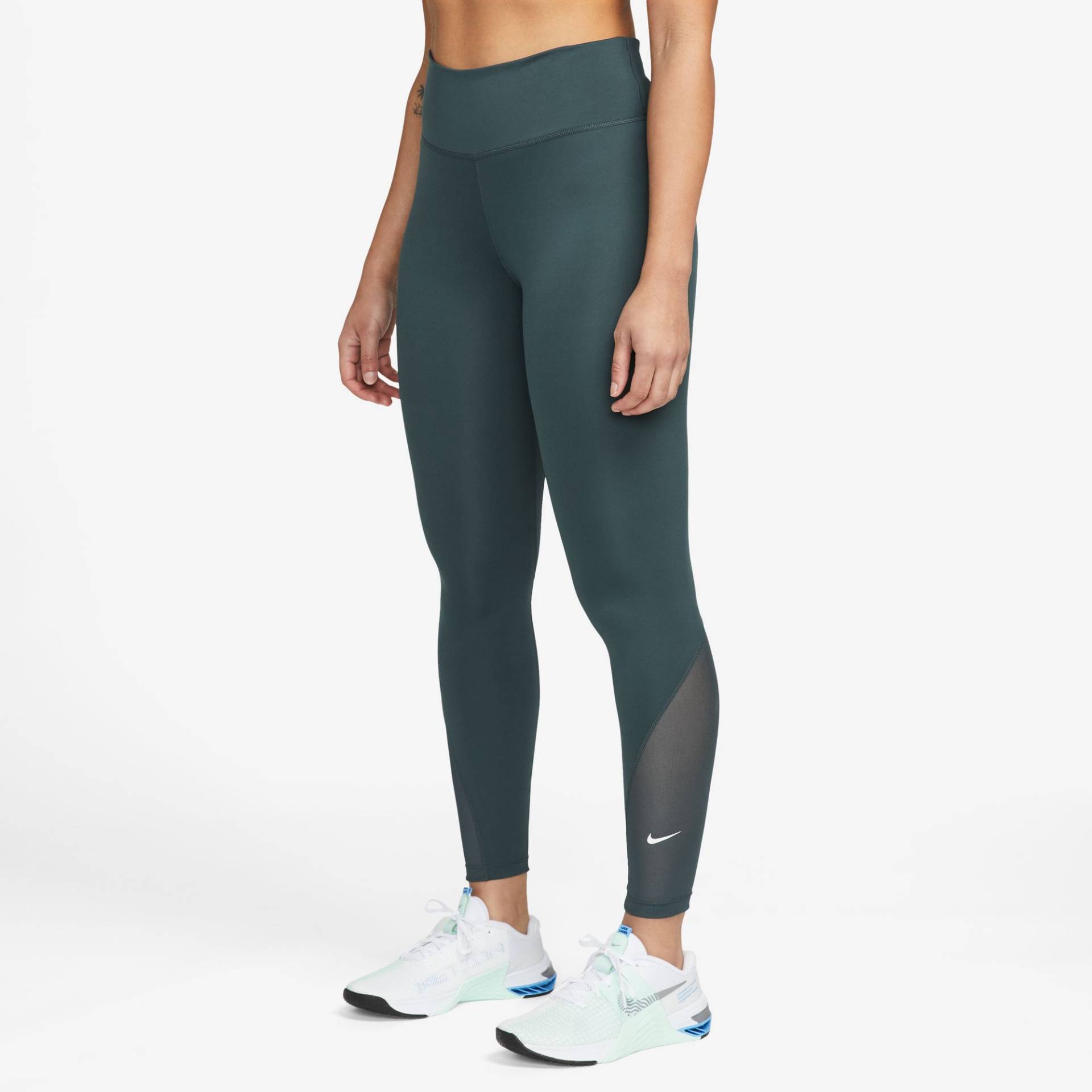 Nike Trainingstights »ONE WOMEN'S MID-RISE / MESH-PANELED LEGGINGS« von Nike