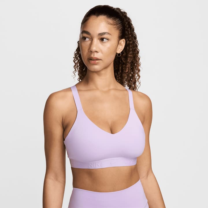 Nike W Dri-FIT Indy Low Sports Bra Sport-BH lila von Nike