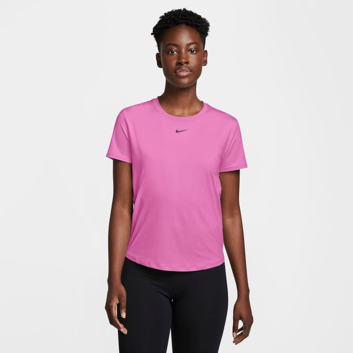 Nike W NK One Classic DF SS Top T-Shirt pink von Nike