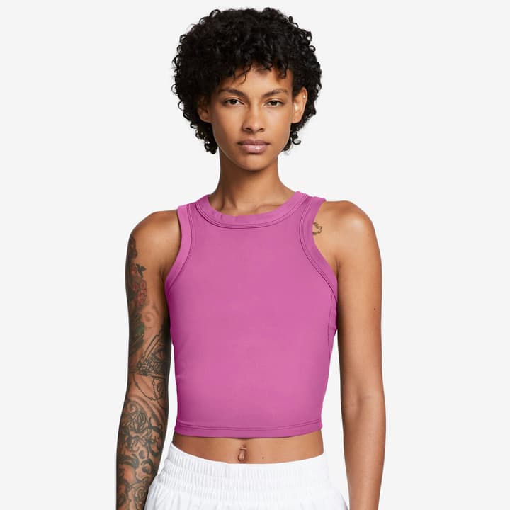 Nike W NK One Fitted DF Crop Tank Top pink Nike W NK One Fitted DF Crop Tank Top pink von Nike