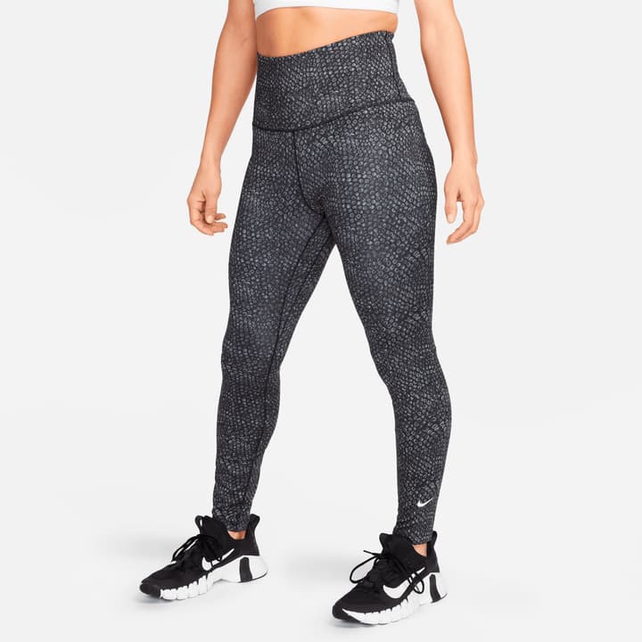 Nike W One DF HR 7/8 Tight AOP Leggings schwarz von Nike