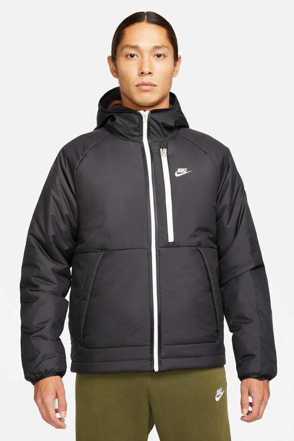 Nike Wattierte Jacke | Black + White | Herren  | L von Nike