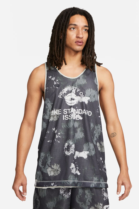 Nike Wende-Tanktop | Particle Grey + Grey Heather | Herren  | L von Nike